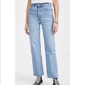 Levi’s Ribcage jeans in Tango Gossip